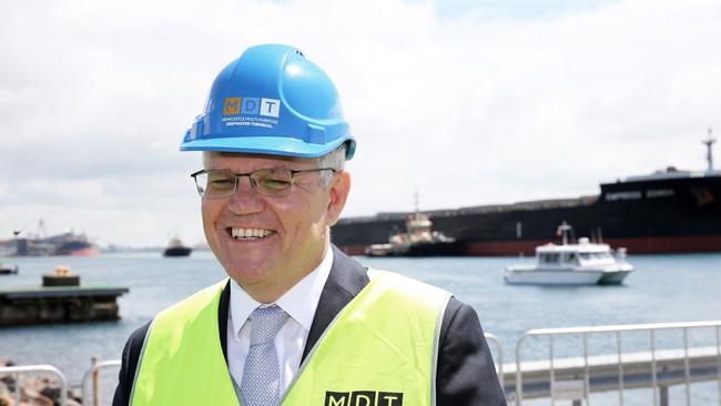 Prime Minister Scott Morrison has been in NSW and Victoria this week on an unofficial pre-election blitz. Picture: NCA NewsWire / Peter Lorimer