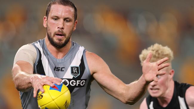 Travis Boak was named vice-captain of the 2020 All-Australian team. Picture: Michael Klein