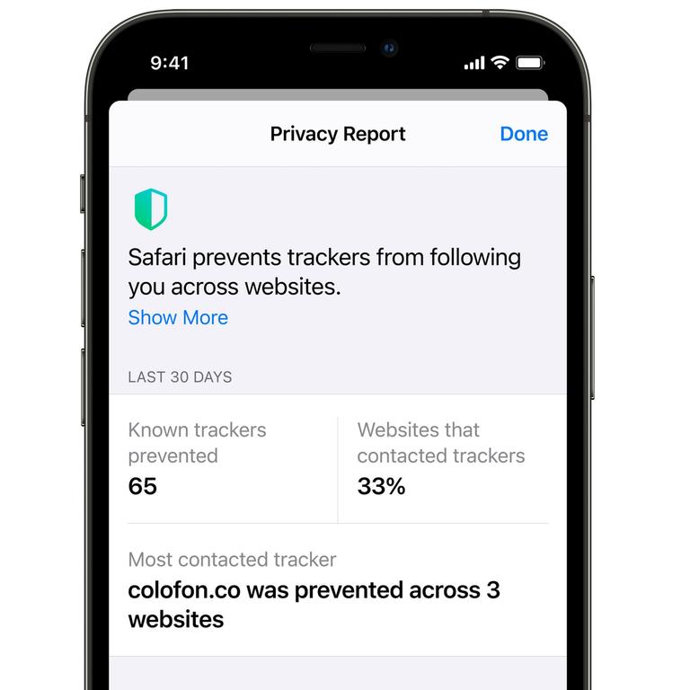 The App Tracking Transparency feature allows you to control which apps are able to track you.