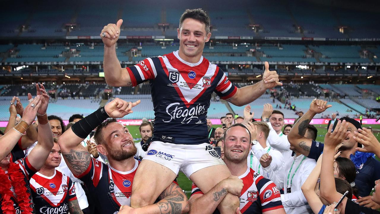 The Roosters shocked everyone when they landed Cooper Cronk in 2018, while Mitchell Pearce was still on their roster. Picture. Phil Hillyard