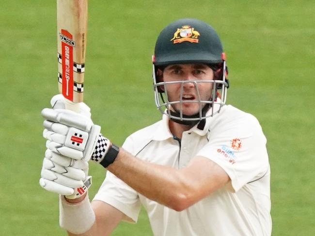 Kurtis Patterson of Australia A bats during day four of the cricket tour match between Australia A and the England Lions at the MCG in Melbourne, Tuesday, February 25, 2020. (AAP Image/Scott Barbour) NO ARCHIVING, EDITORIAL USE ONLY, IMAGES TO BE USED FOR NEWS REPORTING PURPOSES ONLY, NO COMMERCIAL USE WHATSOEVER, NO USE IN BOOKS WITHOUT PRIOR WRITTEN CONSENT FROM AAP