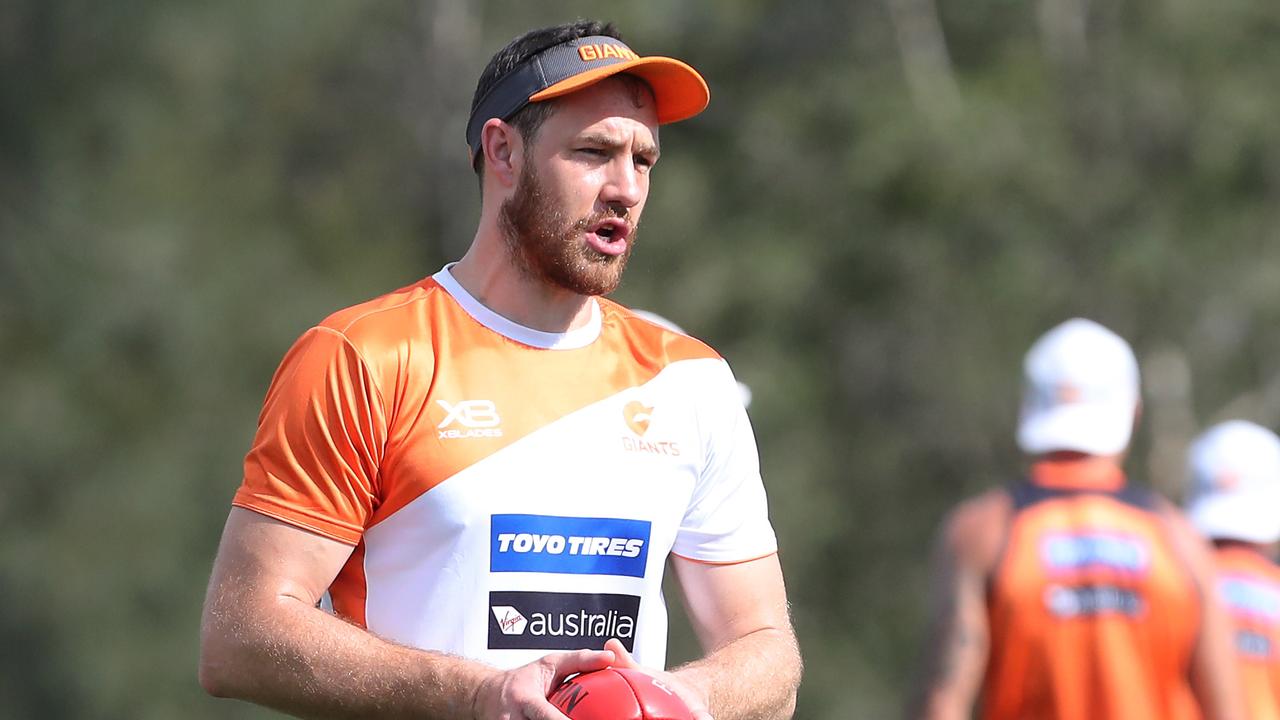 Former GWS Giant Shane Mumford ruckman is set to rejoin the club’s playing list. Picture: David Swift.
