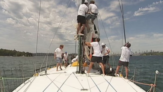 The yacht has previously competed in multiple Sydney to Hobart races. Picture: ABC