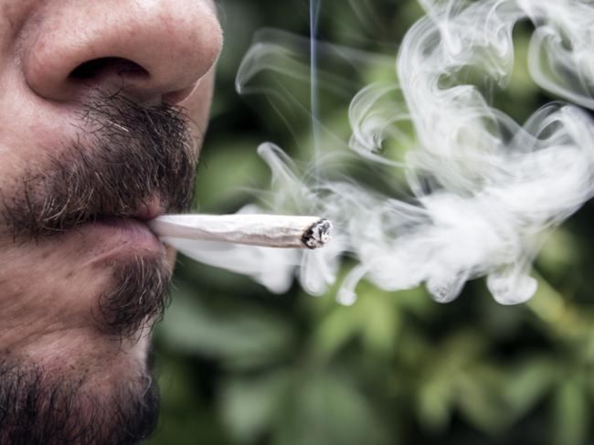 People reported smoking cannabis alone more often.