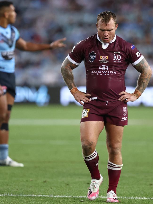 … and this at Suncorp on Wednesday. Pictures: Cameron Spencer/Getty Images