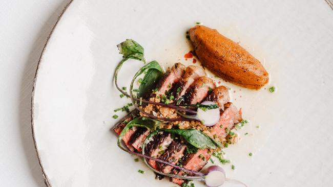 Food served at the Five Regions Restaurant. Picture: Meaghan Coles
