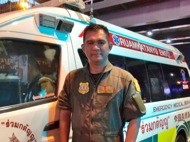 Chief of EMS Ruamkatanyu operation team, Piyalak Kinkaew. Picture: Jang Sawitree