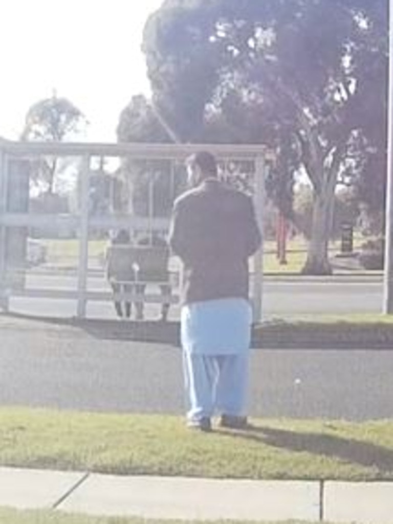 The woman was allegedly approached by a man from behind while she stood at a bus stop on the morning of April 9. Picture: Victoria Police