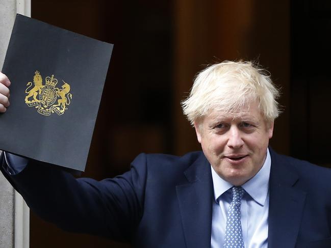 Boris Johnson said the behaviour of parliament has made it harder to negotiate with Europe. Picture: Hollie Adams