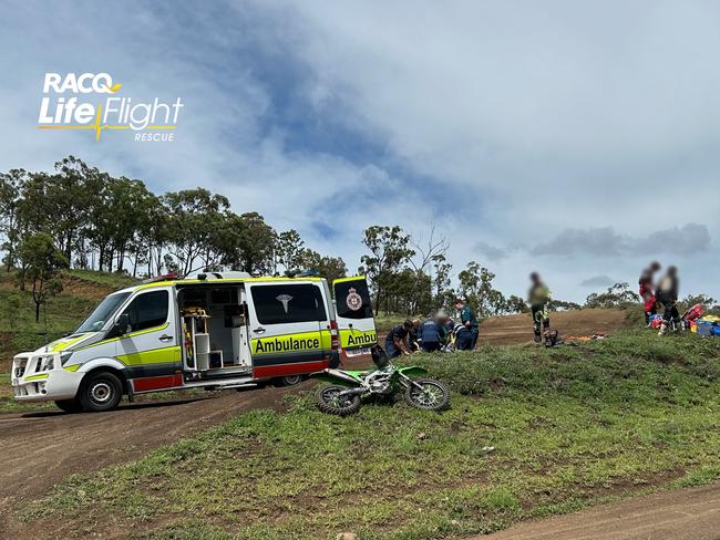 Two Southern Downs riders were hospitalised after separate motorbike accidents over the weekend. (Photo: LifeFlight)