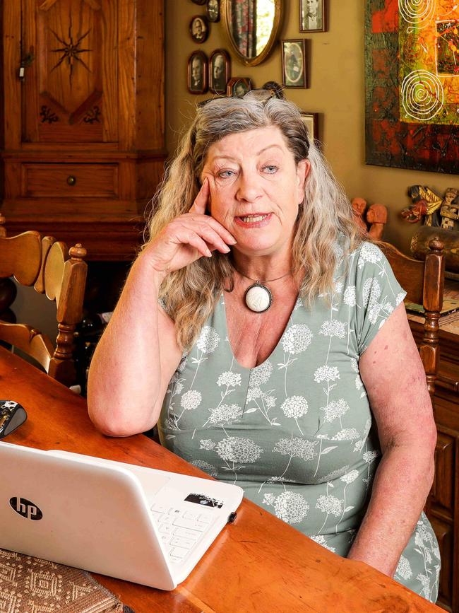 Hills resident Susanne Koen, pictured at her Mylor property, is campaigning against the move. Picture: Russell Millard/AAP