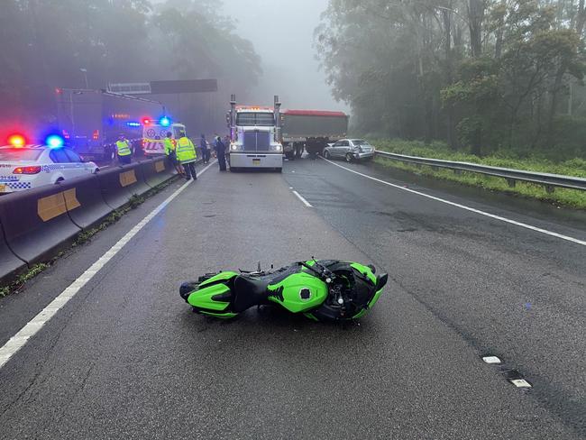 The scene of the crash at Bulli Tops on December 16. Picture: supplied