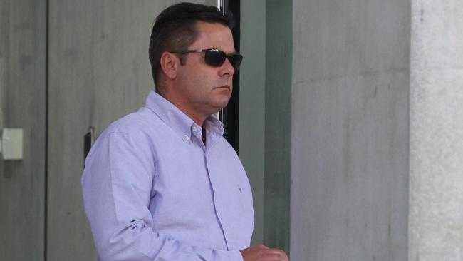 Brisbane District Court Marius Anton ACKERMAN outside court during trial relation to tax and property development fraud. Photographer Philip Norrish.