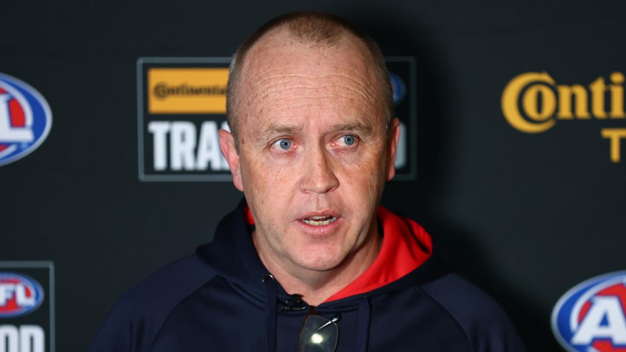 Lamb insists Melbourne will have a ‘real crack’ at a premiership in 2025. Picture: Josh Chadwick / Getty Images