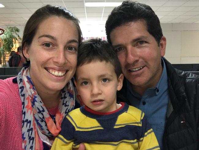 Monique Morton, with her fiance and stepson, was trying to get pregnant when she was diagnosed with cancer. 