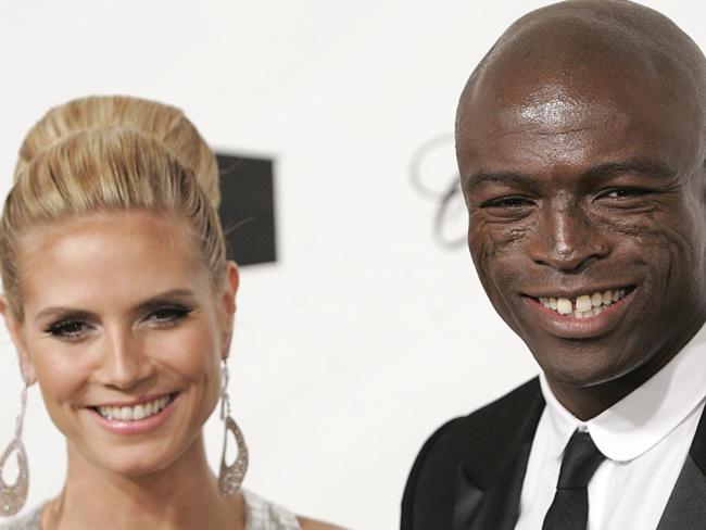 Heidi Klum, left, and her ex Seal.  Picture:  AP