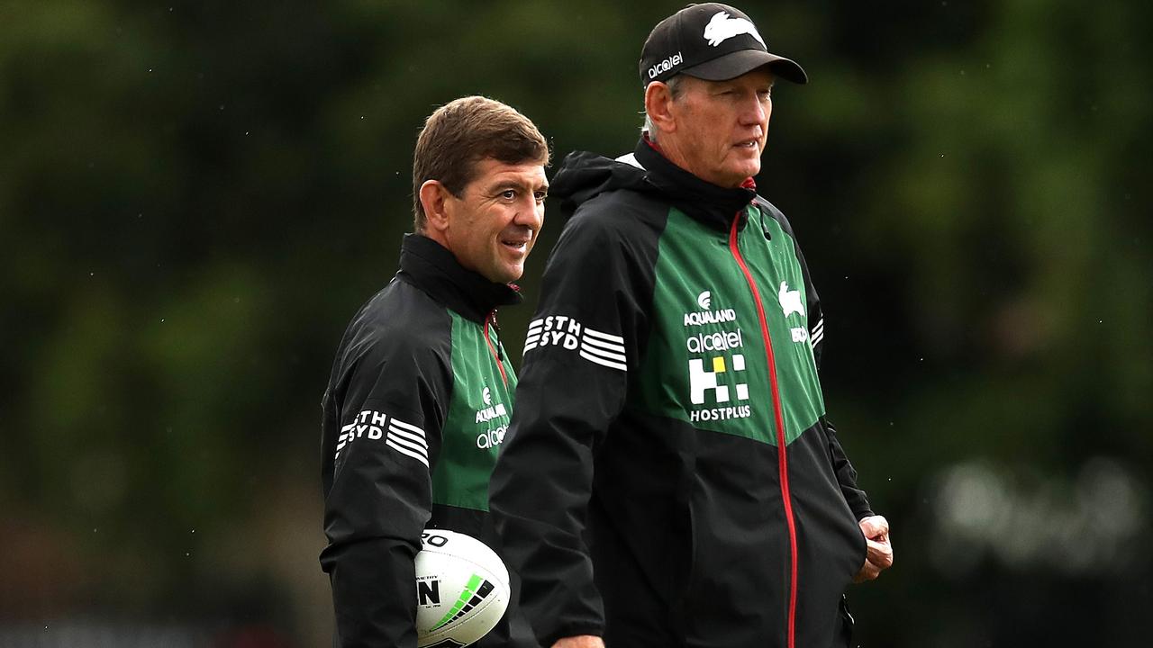 Jason Demetriou joined South Sydney as an assistant to Wayne Bennett. Picture: Phil Hillyard