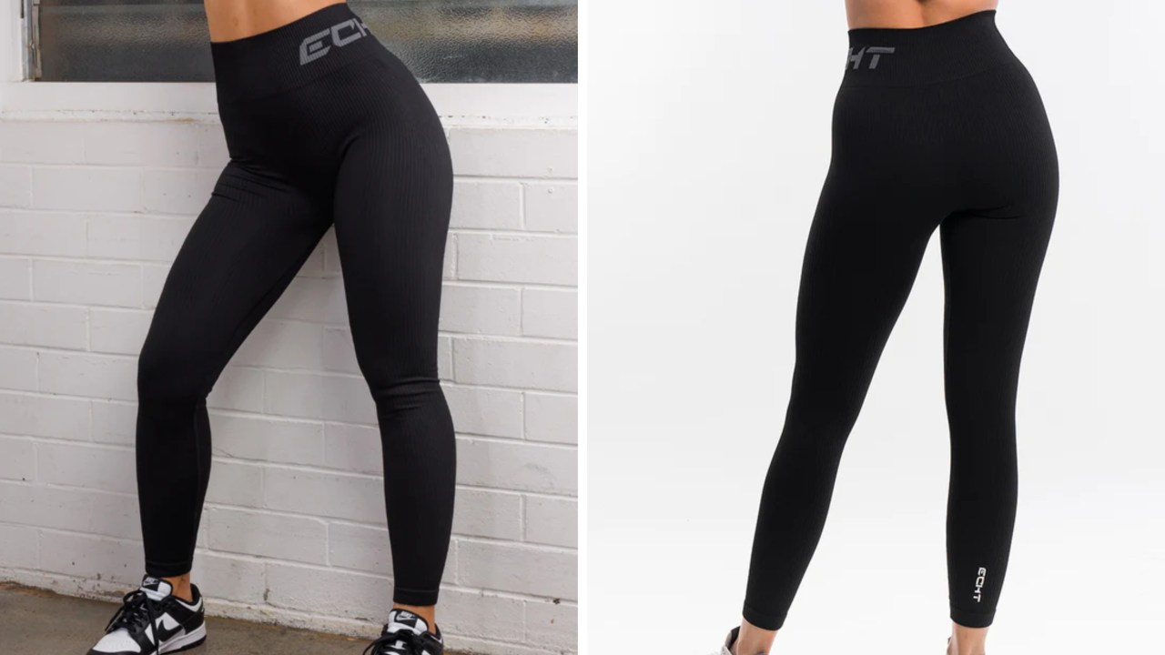 ECHT Scrunch Butt Leggings Black Size XS - $18 (67% Off Retail