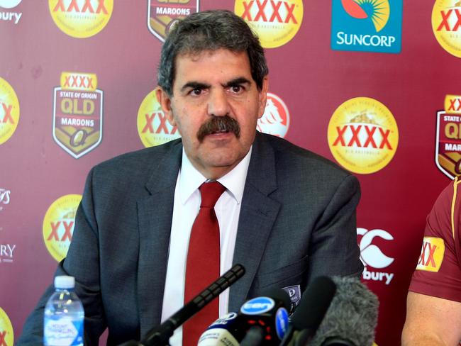 QRL Chairman Peter Betros has slammed the 13 clubs playing hardball with the NRL. Picture: Tim Marsden.