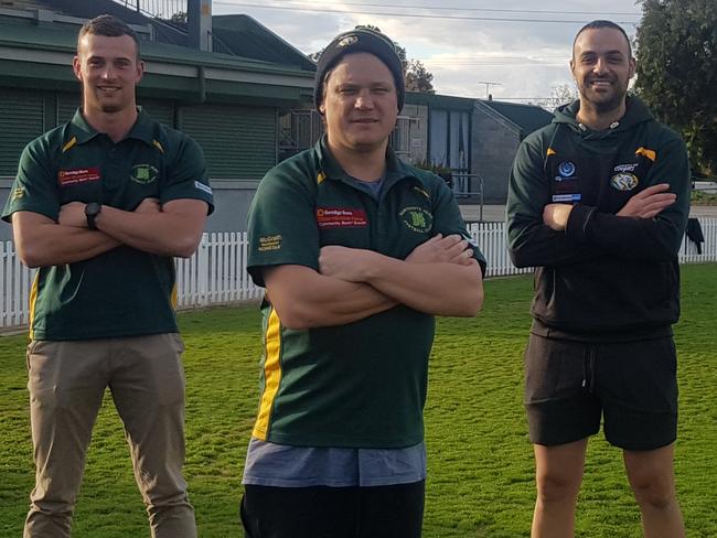 Northcote Park leaders (from left) Matthew Perry, Steve Saddington and Paul Dirago. Picture: Ben Higgins