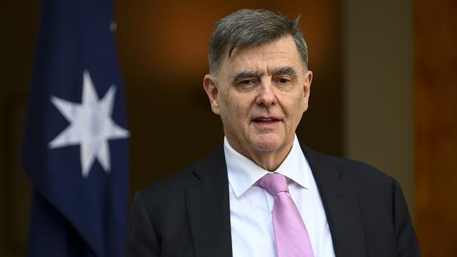 ‘The more each individual Australian takes it upon themselves to behave in this new-normal way, the more courageous governments are going to be about relaxing regulations over our careful three-step process’: Brendan Murphy. Picture: AAP