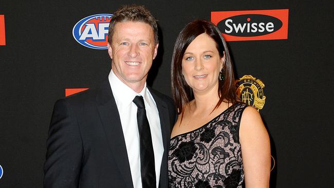 Damien Hardwick split with wife Danielle was revealed amid revelations he is now seeing a club staffer. Picture: AAP