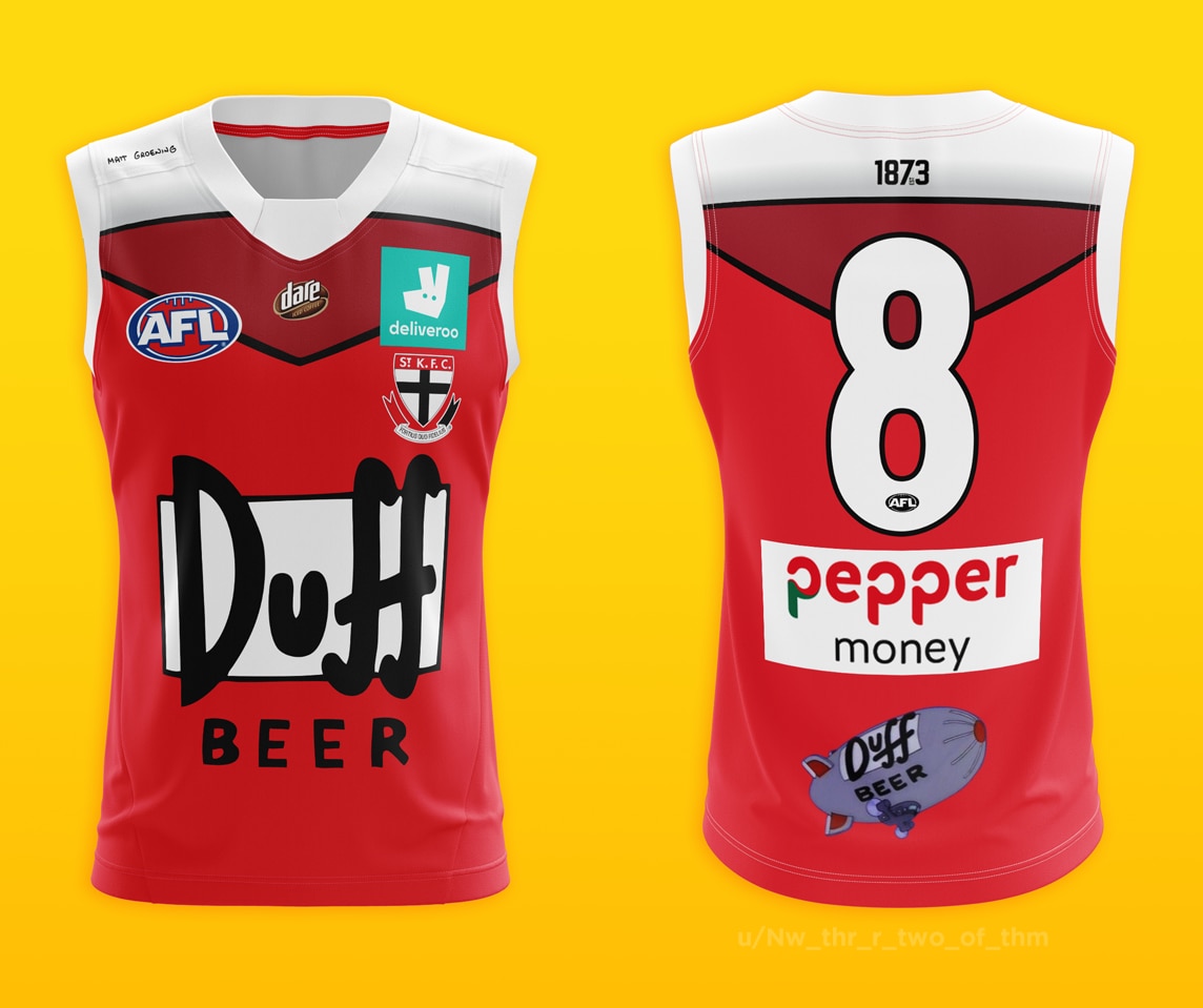 Afl deals simpsons jersey