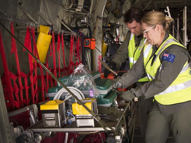 Squadron Leader Wendy Snape from No 3 Aeromedical Evacuation Squadron. Picture: ADF