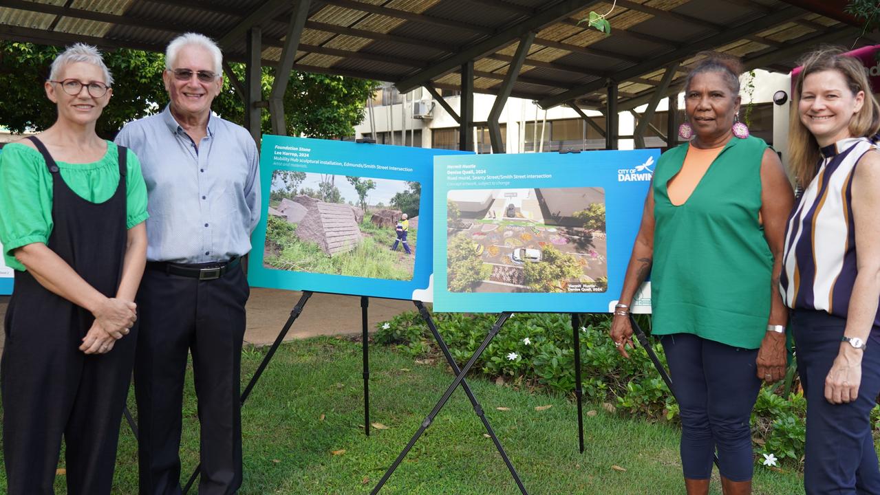 Five local artists have been selected by the City of Darwin to help transform Smith St. Picture: City of Darwin