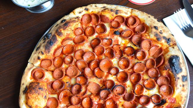 Pepperoni pizza. Picture: Nicki Connolly