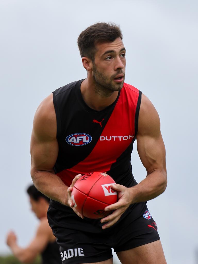 Goals flowed for Kyle Langford. Picture: Aiden Tilley, Essendon FC