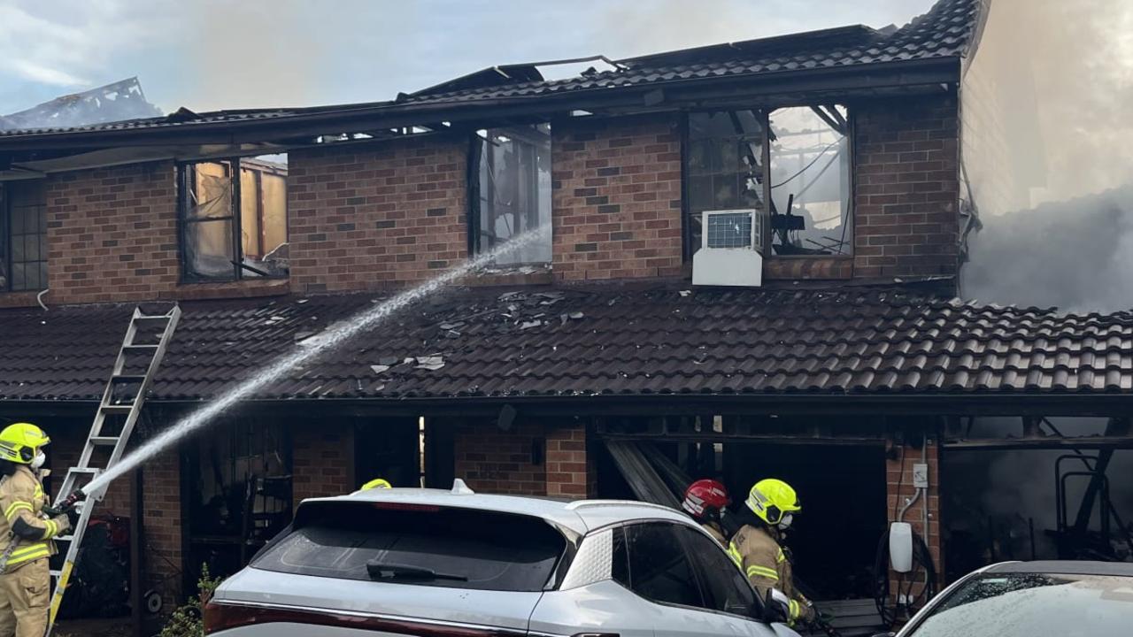 Watch: Family’s dramatic escape from burning Sydney home