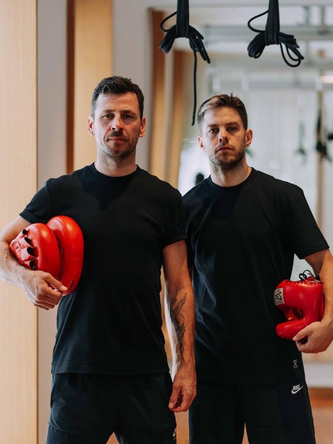 Trainers Darren Barker and Ryan Pickard.