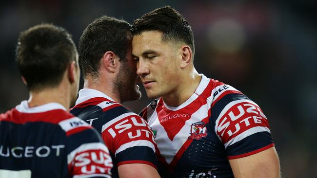 Sonny Bill Williams had an enormous impact for the Roosters. But club supremo Nick Politis says Cronk has been bigger. Picture: Brett Costello