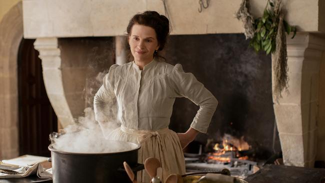 Juliette Binoche, as peerless cook Eugenie, starring in the film, The Taste of Things. Picture: Carole Bethuel