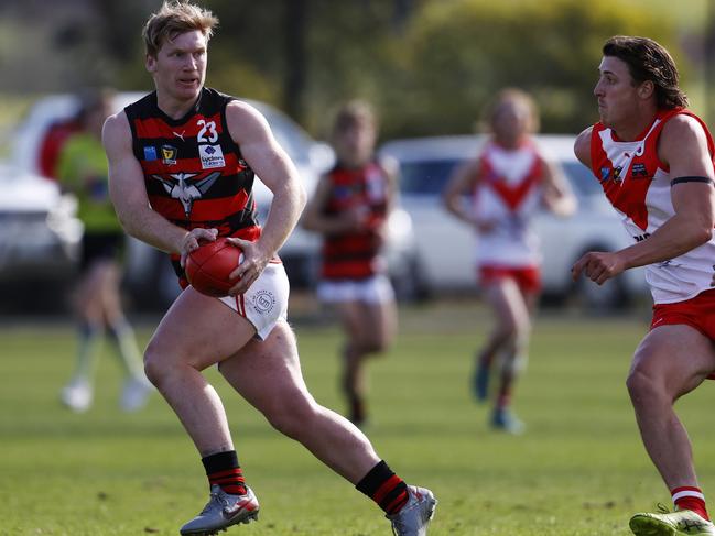 Round 9 TSL game between Clarence v Lauderdale from Richmond Oval. Lauderdale's Bryce Walsh. Picture: Zak Simmonds