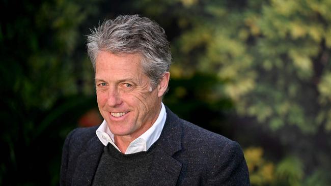 Hugh Grant admits that he had his children “much too old in life”. Picture: AFP