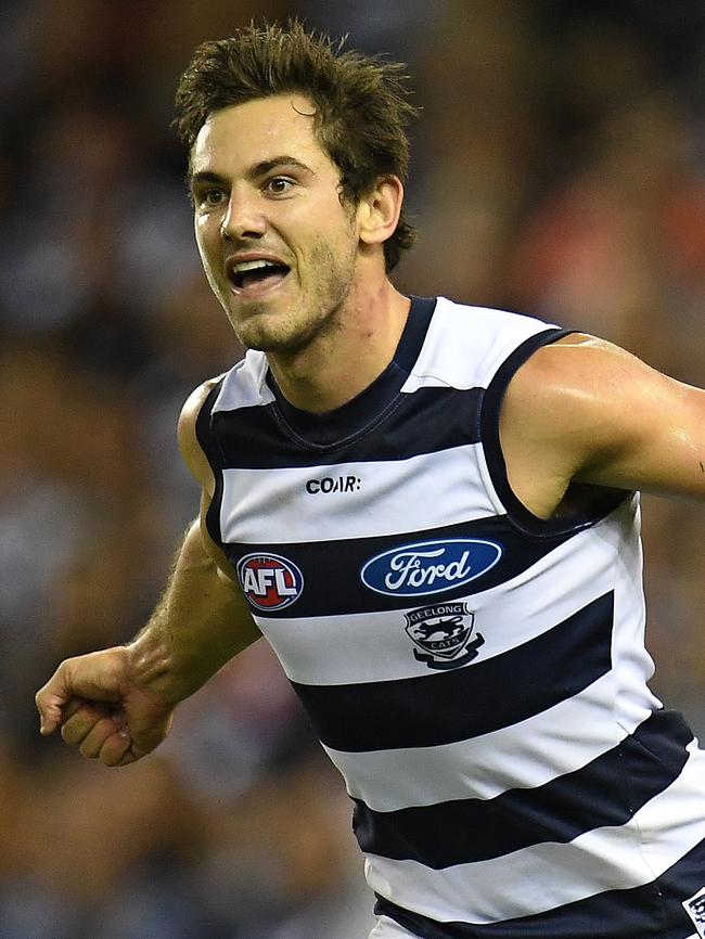 Menzel is a sharp shooter near goal. Picture: AAP