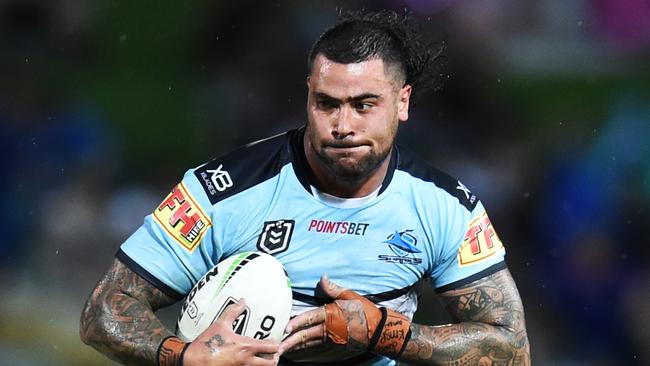 Cronulla prop Andrew Fifita was a Brumbies development player. Picture: Zak Simmonds