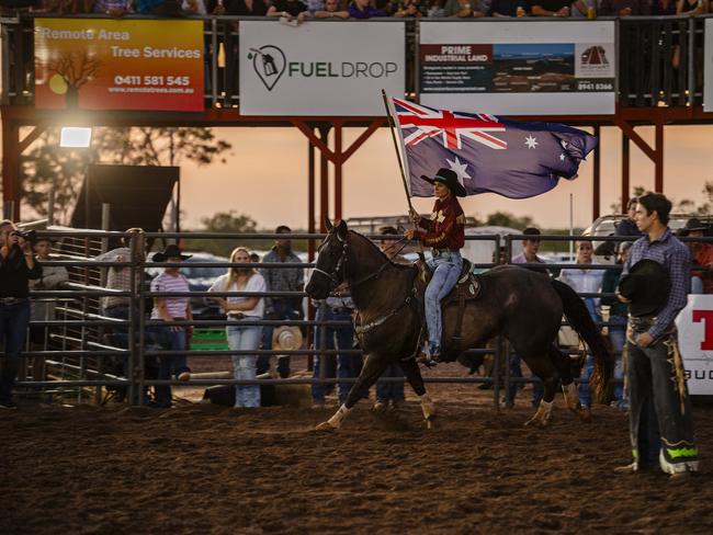 All the action at the sold-out 50th iteration of the Noonamah Tavern and Rodeo. Picture: Pema Tamang Pakhrin