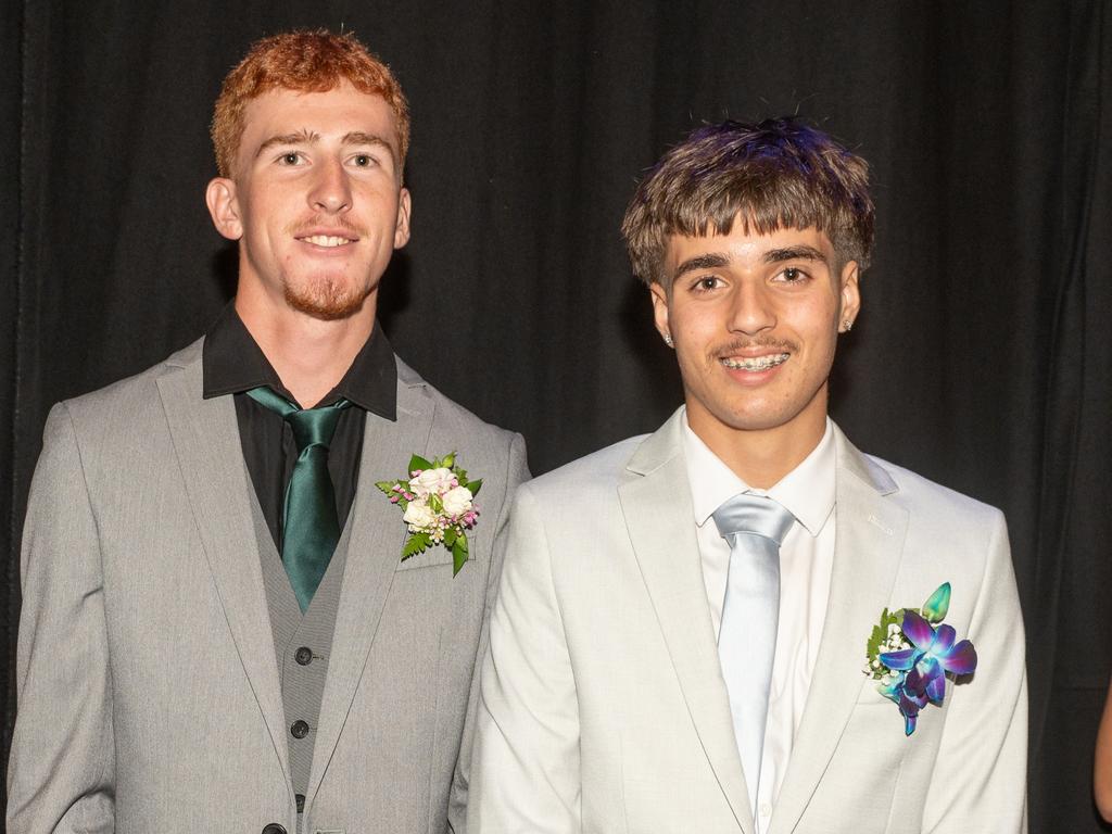 Matthew Graham and Hamish Beale at Mackay Christian College Formal Thursday 14 November 2024 Picture: Michaela Harlow