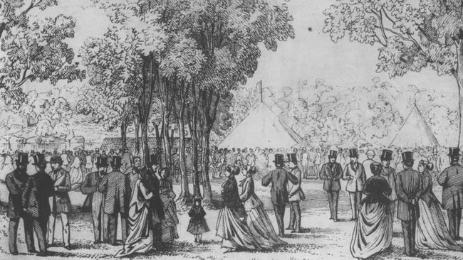 The picnic at Clontarf before the prince was shot. Courtesy State Library of NSW