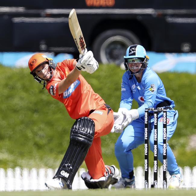 Scorchers opening batter Amy Jones was player of the match after her innings of 80. Picture: Sarah Reed