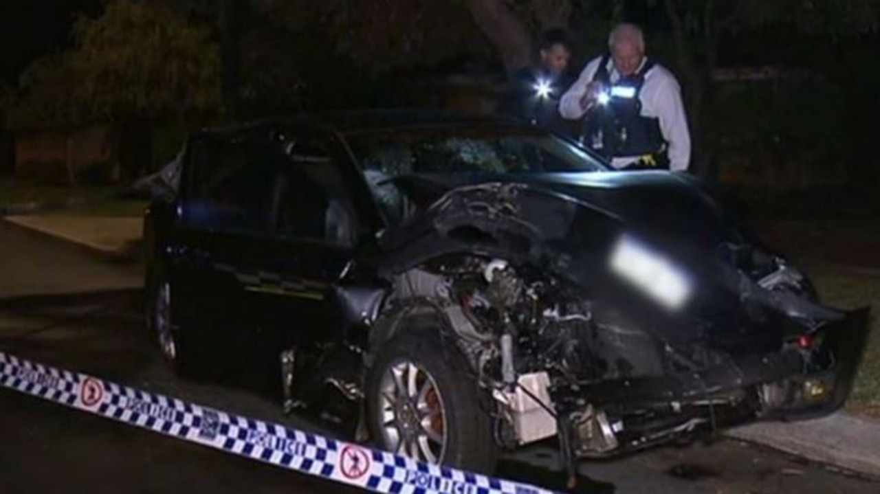 A 20-year-old man has been charged over the alleged hit-run. Picture: 9 News
