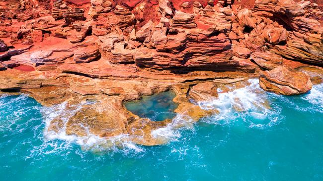 The colours of the world: Gantheume Point, Broome, WA. Photo: CJ Maddock