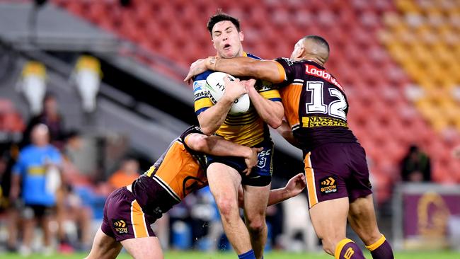 Nine will be in focus at the open after downgrading planned NRL cost savings. Picture: Bradley Kanaris/Getty Images.