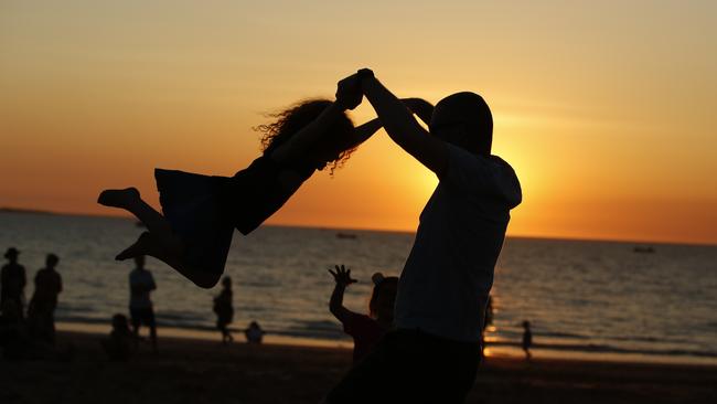 What better way to celebrate Territory Day than with a typical Darwin sunset? Picture: Glenn Campbell