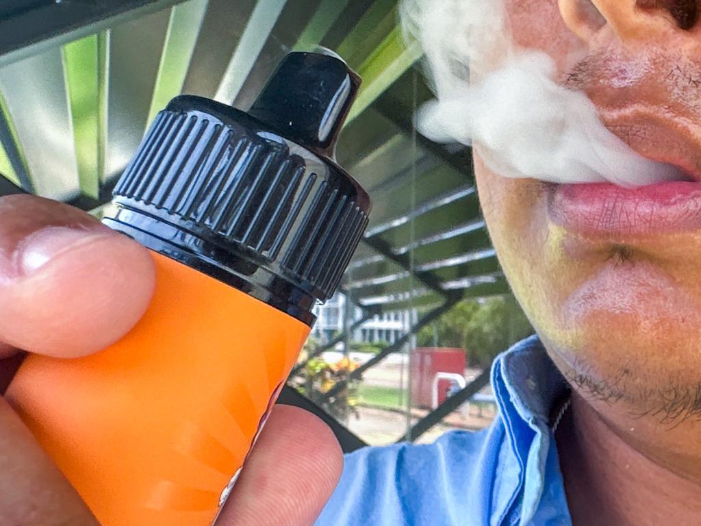 The government’s crackdown on vaping makes it extremely difficult to buy products in Australia. Picture: Pema Tamang Pakhrin