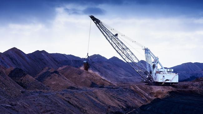 Daunia coal mine operations in central Queensland. The mine has an expected life of 17 years.