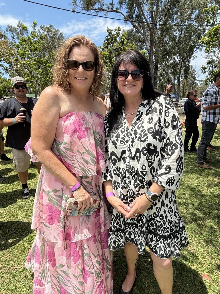 Racegoers at the Torbanlea Picnic Races.